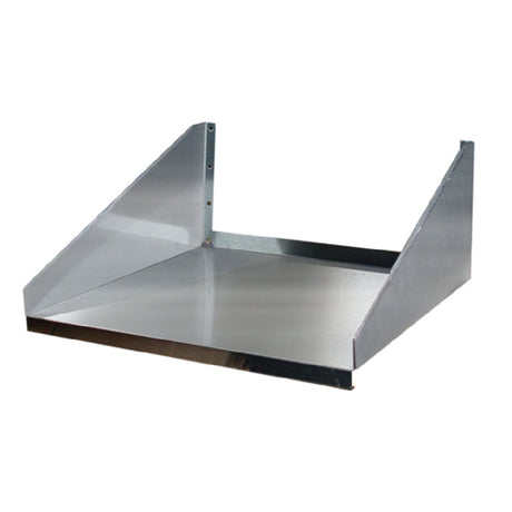 Winholt SSMS-2424 - Microwave Wall Shelf, 16 Gauge 300 Series Stainless Steel, Pre-drilled Holes For Wall Mounting