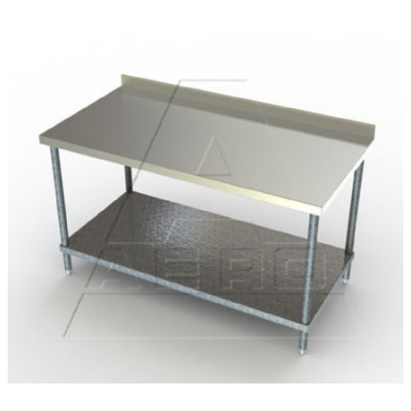 AERO Manufacturing AIS-2424 Work Table 18 Gauge Stainless Steel Top 24" W X 24" L-R