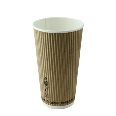 PacknWood 210GCRPLA20K - Grab & Go Paper Cup, 20 Oz., 3.5"dia. X 6.1"H