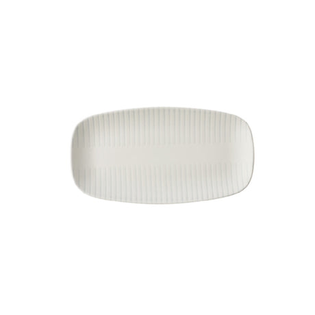 Churchill China ERAGXO141 - Era Grey Chefs Oblong Plate, 13 7/8 X 7 3/8", Microwave & Dishwasher Safe