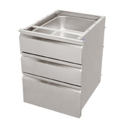 GSW USA DA-3H1520 Double Hanging Drawer For Work Table 23"W X 19-1/4"D X 25-1/8"H