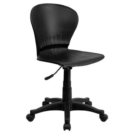 Flash Furniture RUT-A103-BK-GG Swivel Task Chair 30-1/2" To 35-5/8" Adjustable Height