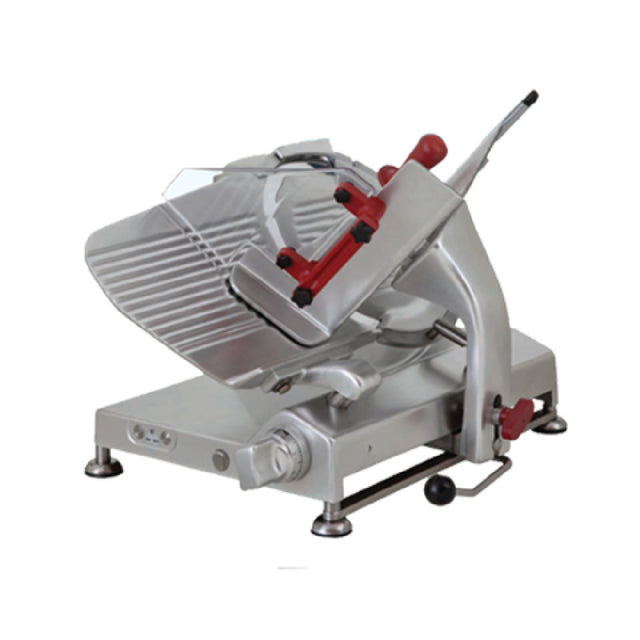 Omcan 38917 (MS-IT-0330-C) Meat Slicer Gear Driven Manual Feed