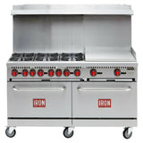 Iron Range IR-6B24G Commercial Range Natural Gas 60"W
