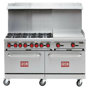Iron Range IR-6B24G Commercial Range Natural Gas 60"W