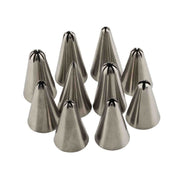TableCraft Products 13554 - Pastry Tips, 0.75"W X 0.75"D X 1.25"H, Closed Star Tip
