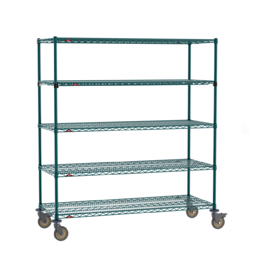 Metro SEZ-246068K3-MP-41 Super Erecta® Stem Caster Cart 60"W X 24"D X 68"H 5 Tiers