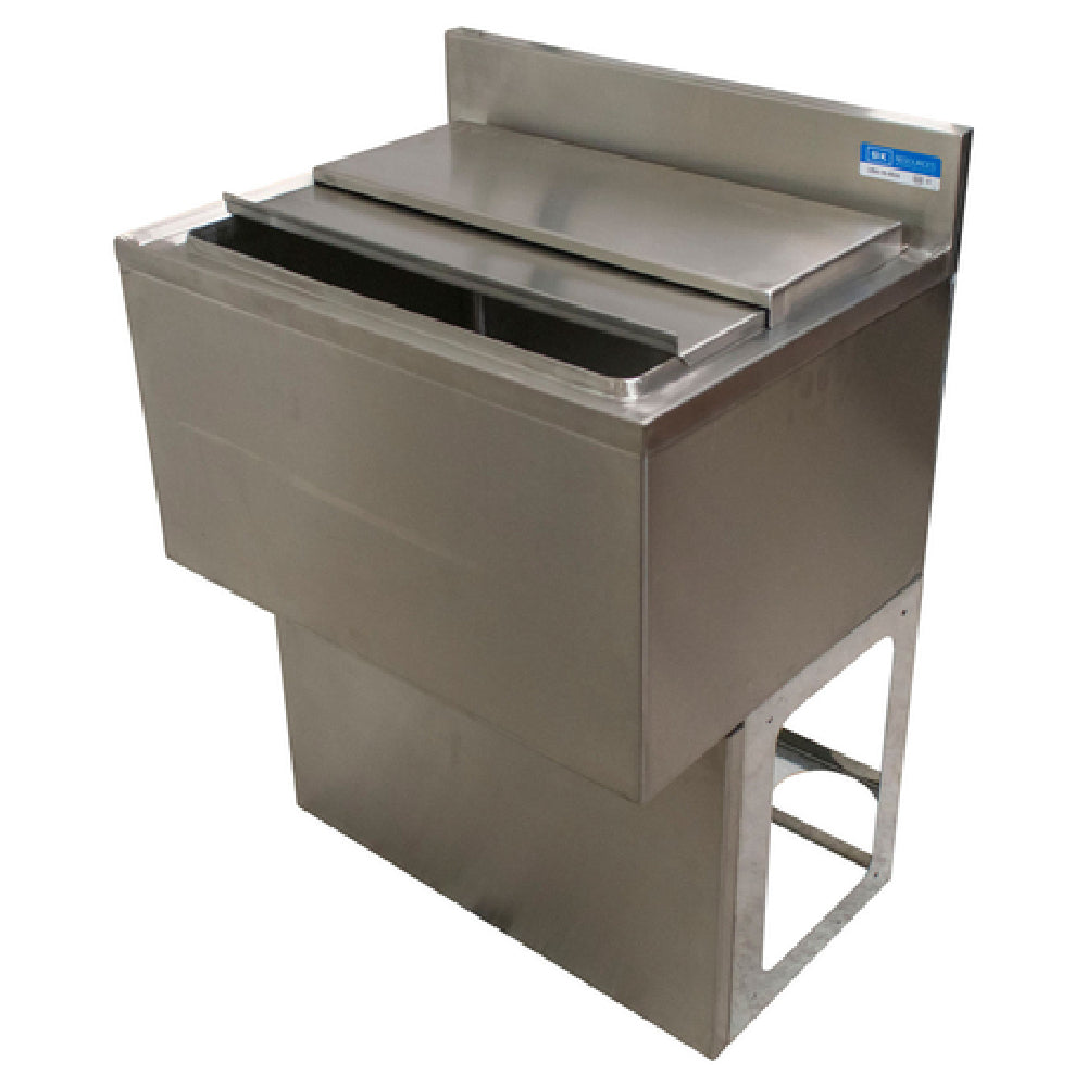 BK Resources UBB-18-IBCP48-8 Underbar Ice Bin With 8-circuit Aluminum Cold Plate