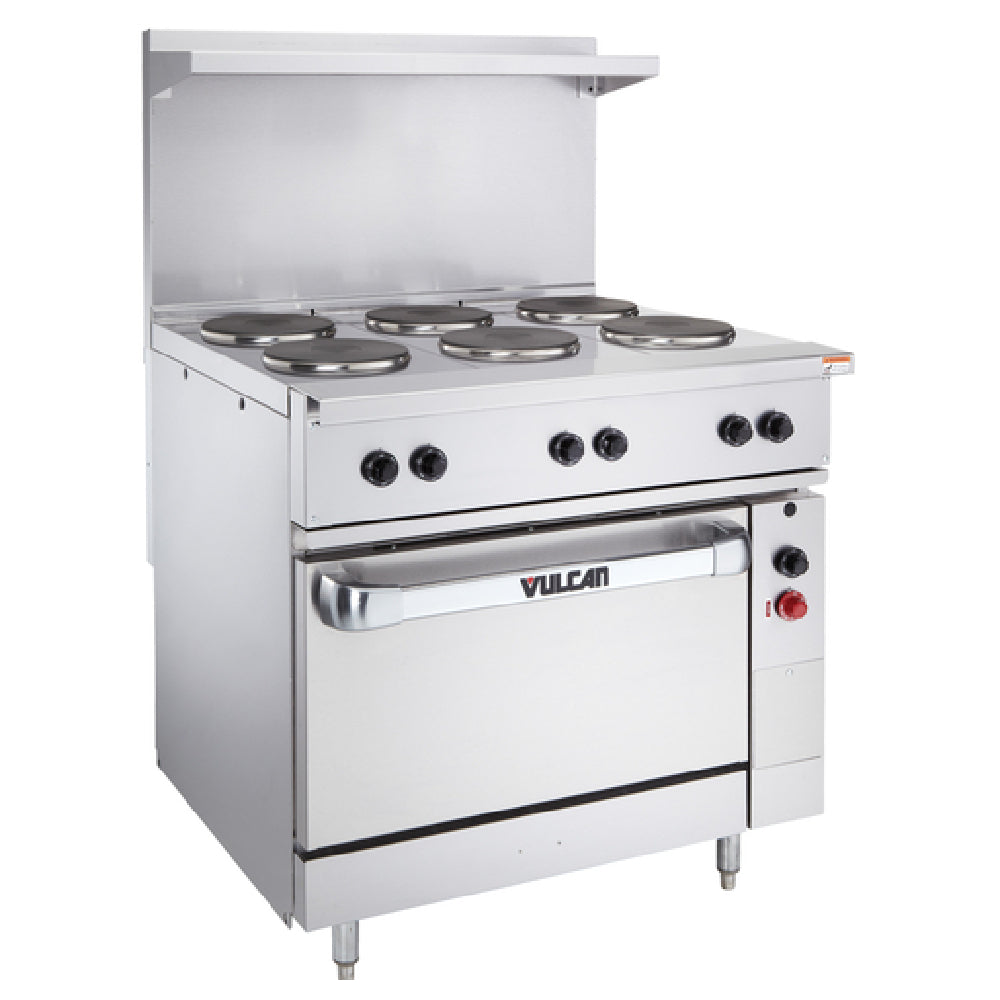 Vulcan EV36-S-6FP240_240/60/1 Restaurant Range Electric 36"