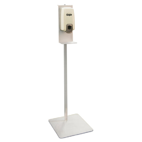 New Age Industrial 53178 Heavy Duty Hand Sanitation Dispenser Stand 14"W X 14"D X 48"H (2) 64mm Mounting Holes (on Center)