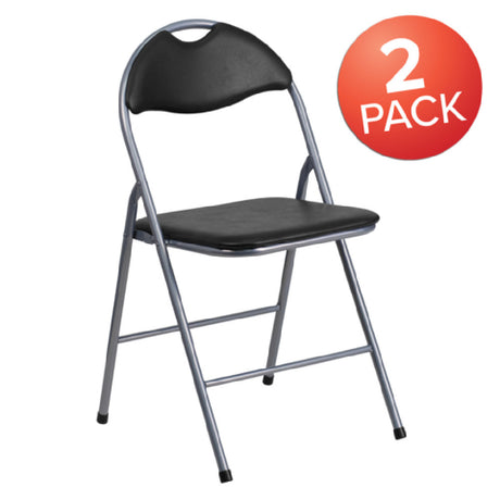 Flash Furniture 2-YB-YJ806H-GG Hercules Series Folding Chair 300 Lb. Weight Capacity