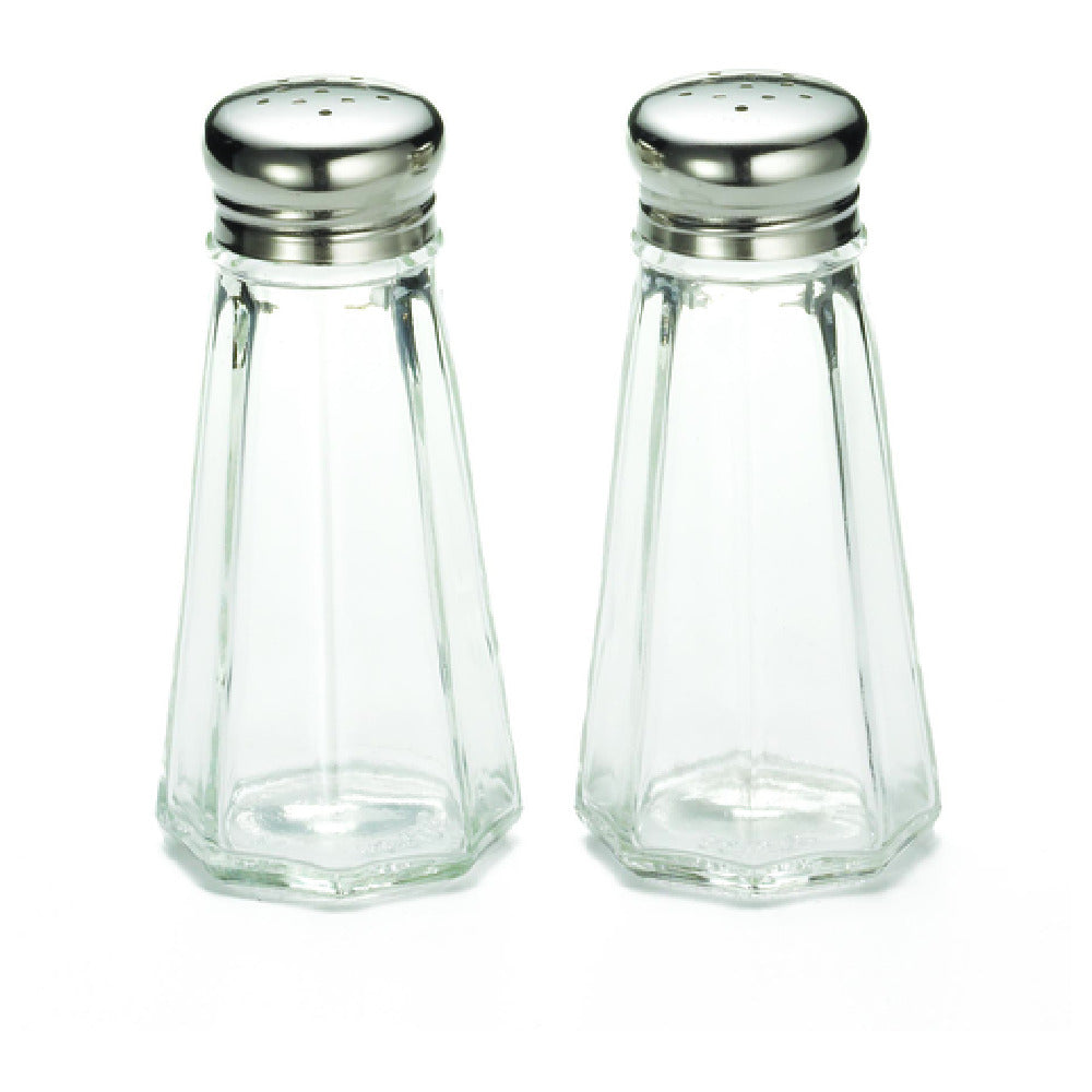 Tablecraft 156S&P Salt & Pepper Shakers 3 Oz. 2-1/8" X 2-1/8" X 4-5/8"