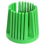 Franklin Machine Products 137-1389 Dice Cup 1/8" Cut Down Plastic Green