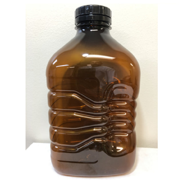 Buccaneer Container Corp 3024064020 (Buccaneer) Amber PET Empty Square Growler 64 Oz.