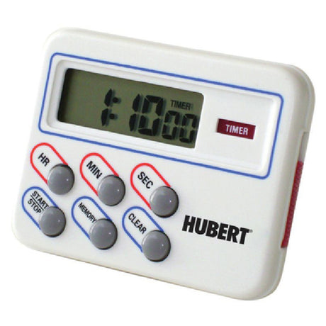 Hubert 75618 - Multi-Task Timer/Clock/Stopwatch, Digital, 3" X 3/4" X 3"H