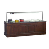 Bon Chef 50122 - Buffet, 96" X 30" X 62", With Overhead Radiant Heat