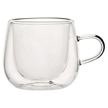 Hospitality Brands HG90253-006 Legend Glassware Crema Double Walled Cappuccino Mug