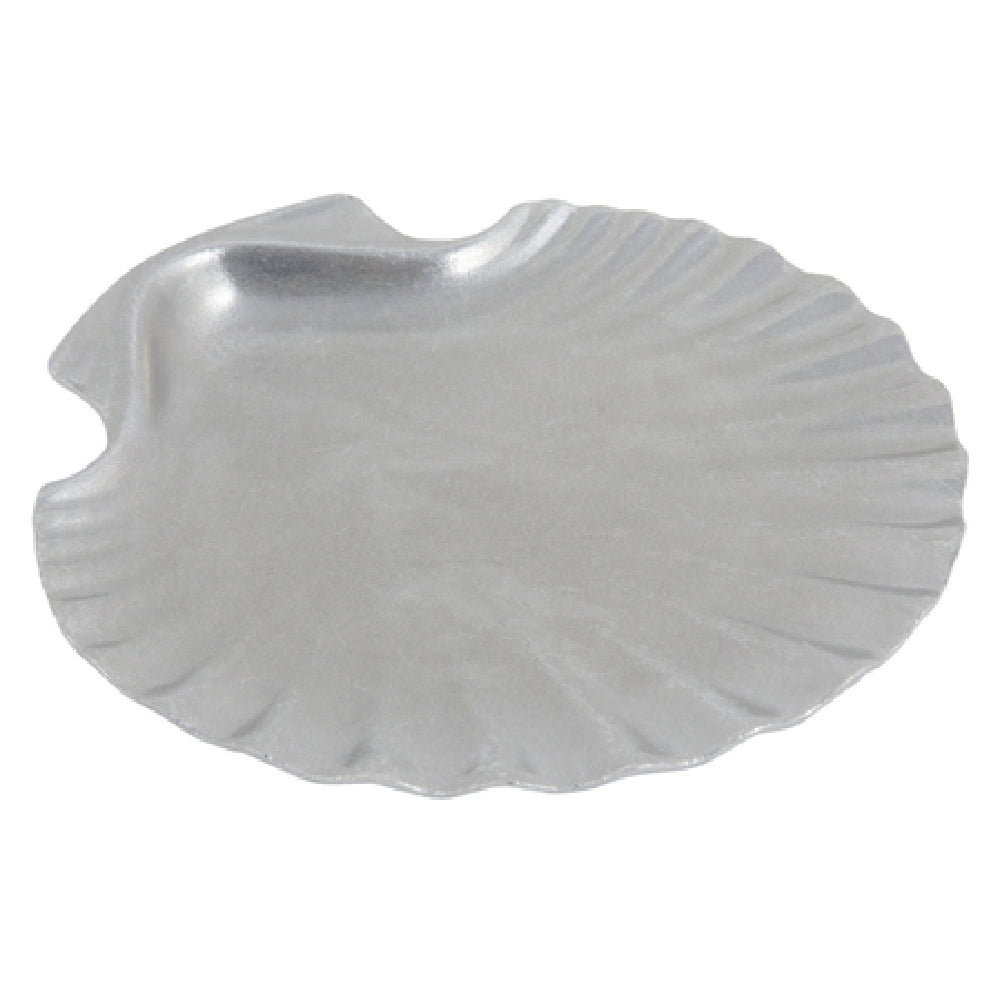 Bon Chef 5076 Serving Shell 8-1/4"D Aluminum With Pewter-Glo Finish