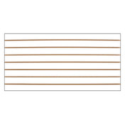 Hubert 30077 - Slatwall Easypanel, 4' X 2', White (2 Each Per Pack)