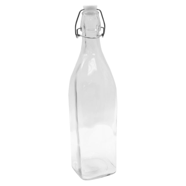 Tablecraft RSB33 Cash & Carry Prima Glass Bottle 34 Oz. Re-sealable