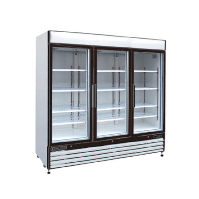 Maxximum MXM3-72RHC Maxx Cold X-Series Refrigerated Merchandiser Reach-in Three-section