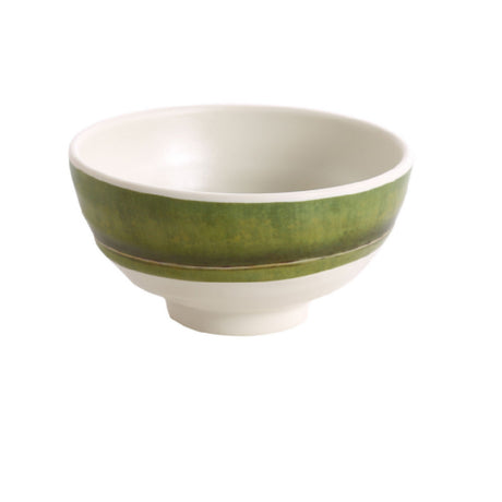 Yanco BA-404 Bamboo Style Rice Bowl 10 Oz. 4-1/2" Dia. X 2-1/2"H