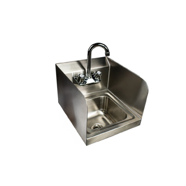 BK Resources 12-985 - GOTek Space Saver Hand Sink, Wall Mount, 12”L X 14”W