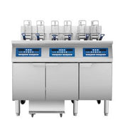 Atosa USA, Inc. AEFF-50-3B - Triple Full Vat Electric Fryer With Auto Lift System