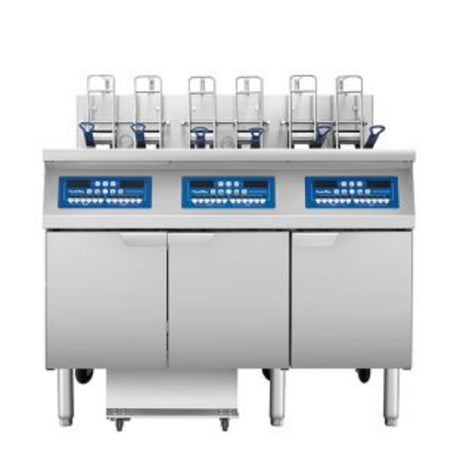 Atosa USA, Inc. AEFF-50-3B - Triple Full Vat Electric Fryer With Auto Lift System