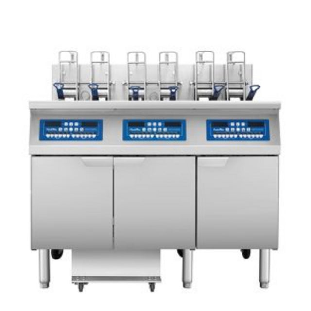 Atosa USA, Inc. AEFF-50-3B - Triple Full Vat Electric Fryer With Auto Lift System