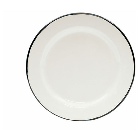 Tablecraft 80018 Enamelware Collection™ Plate 8" Dia. Round