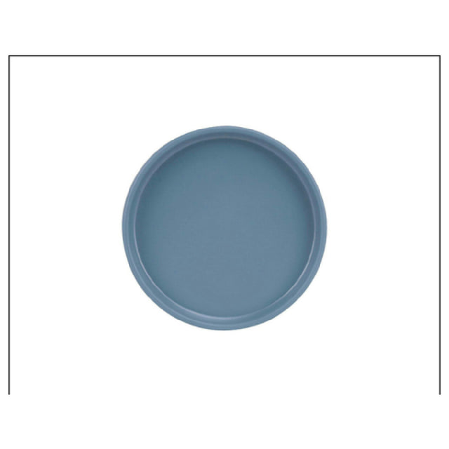 Cal Mil 22026-6-111 Stone Blue Low Rim Plate 6" Dia X 1" H Dishwasher Safe