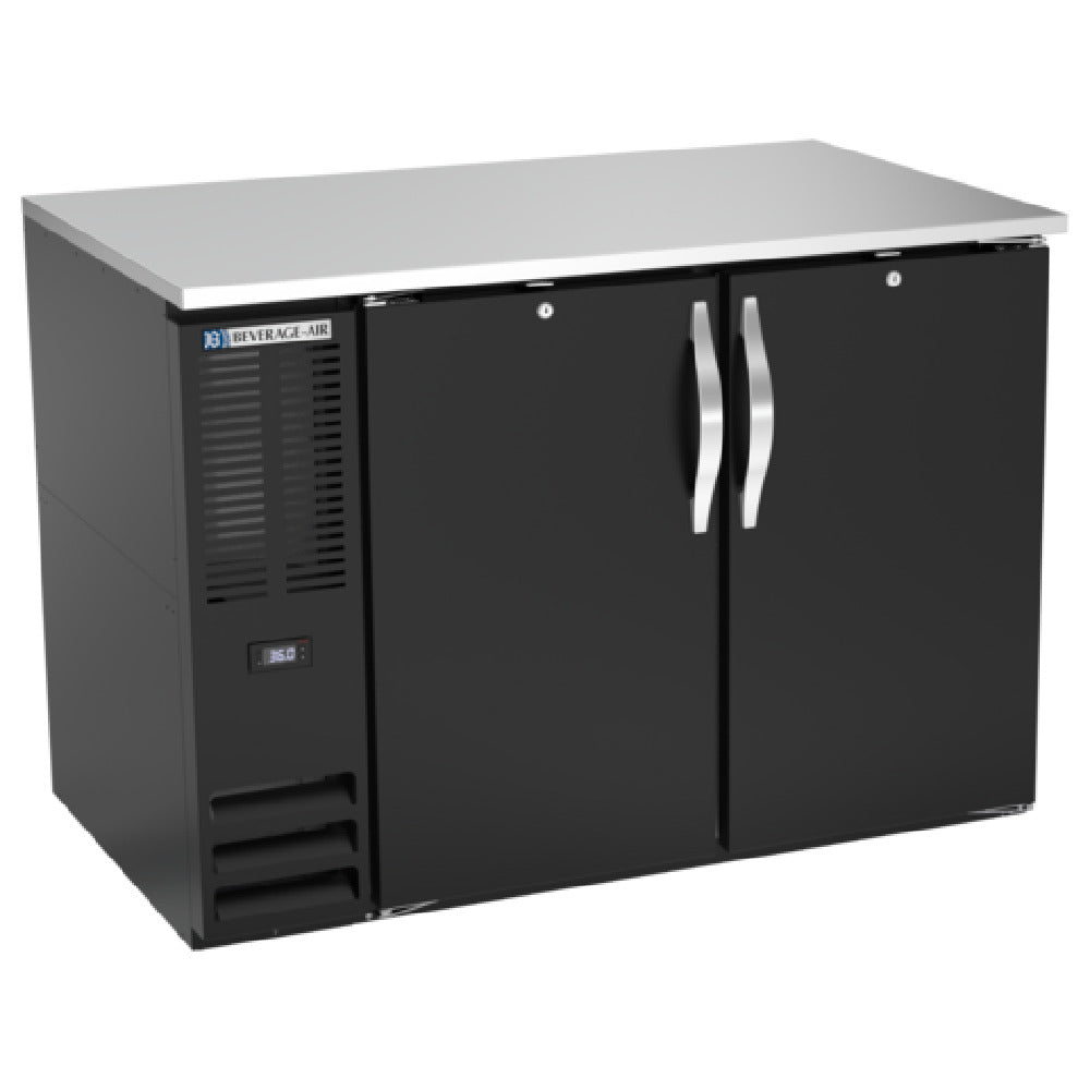 Beverage Air BB48HC-1-B - Refrigerated Back Bar Storage Cabinet, Two-section, 48"W