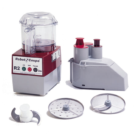 Robot Coupe R2NCLR Commercial Food Processor 3 Liter Clear Polycarbonate Bowl With Handle