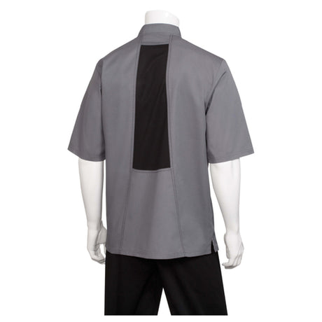 Chef Works VSSSGBCS Valais Chef Coat Single-breasted Short Sleeves