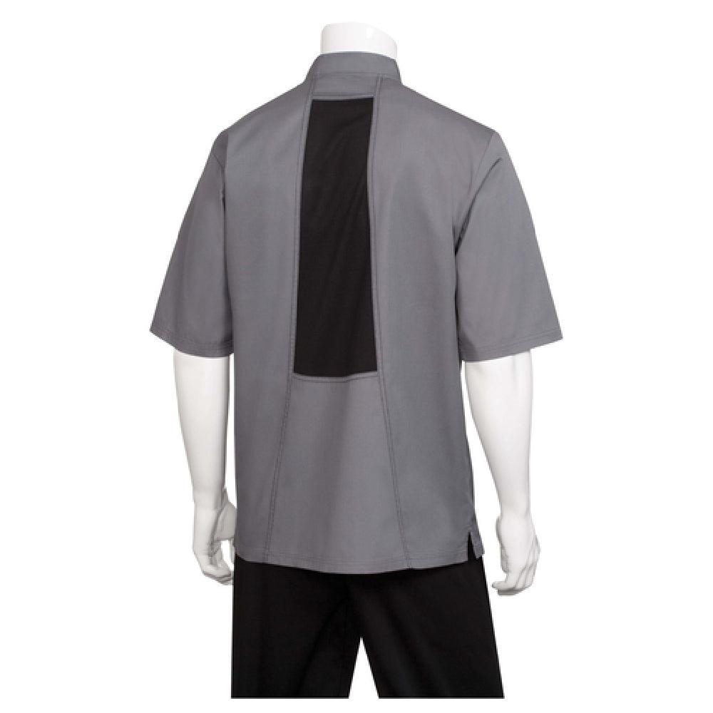 Chef Works VSSSGBCXL Valais Chef Coat Single-breasted Short Sleeves