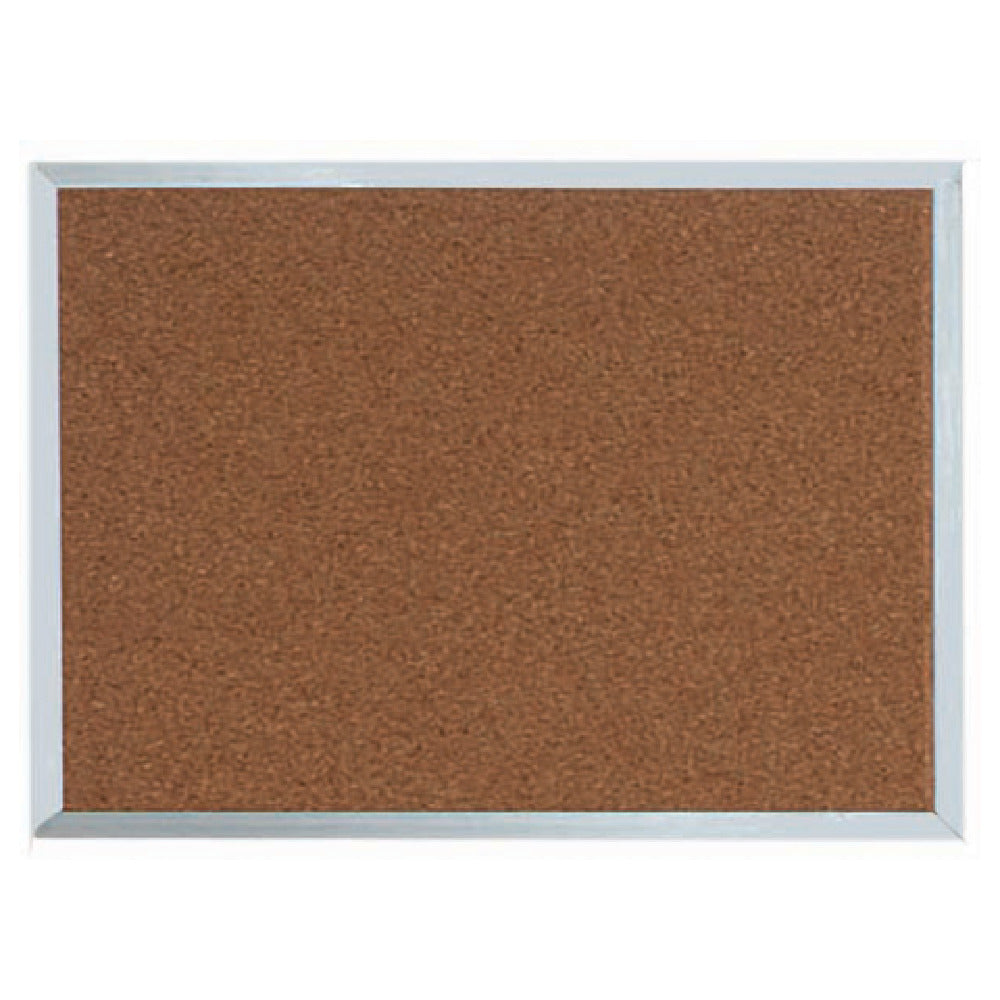 Aarco DB1824 Bulletin Board 24"W X 18"H Natural Pebble Grain Cork