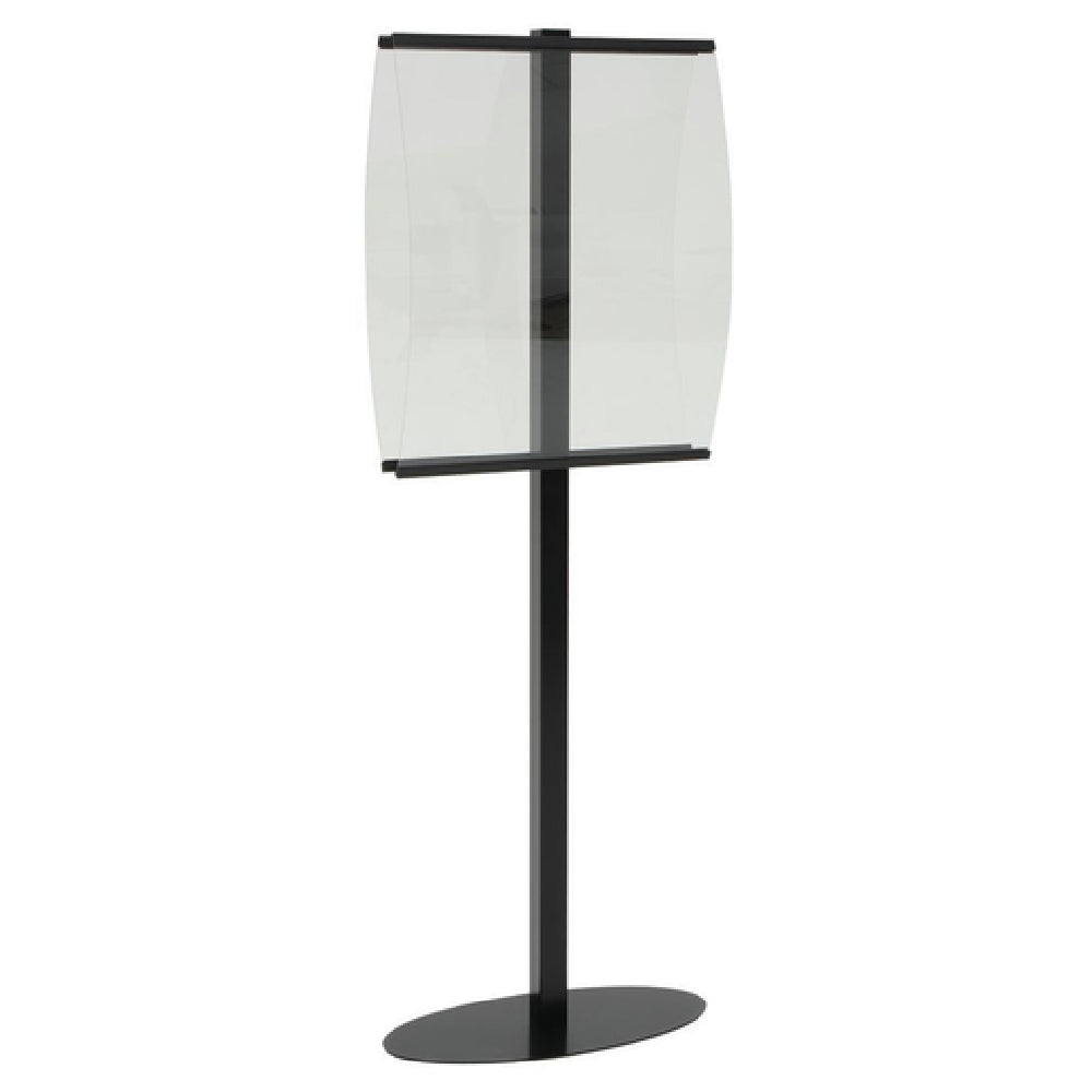 Hubert 80793 - Floor Stand Poster Display, 23" X 77"H Overall, Double-sided