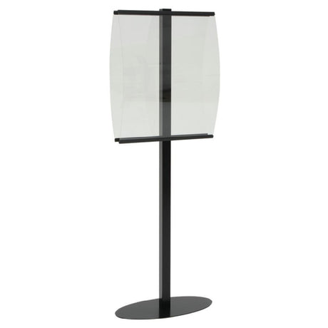 Hubert 80793 - Floor Stand Poster Display, 23" X 77"H Overall, Double-sided