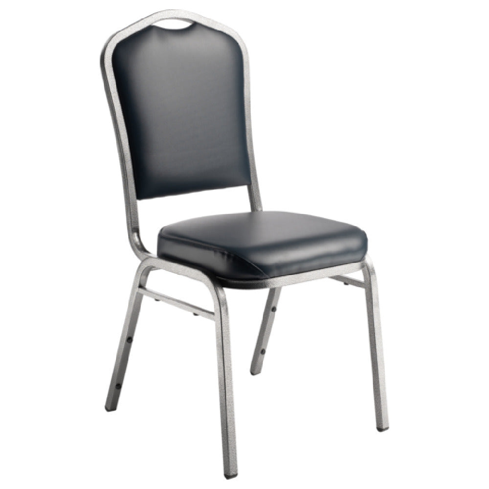 National Public Seating 9304-SV NPS® 9300 Series Delux Stack Chair 300 Lb. Weight Capacity