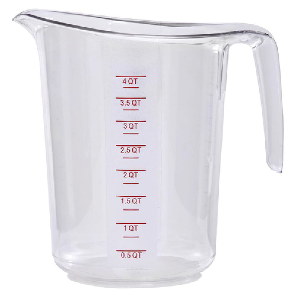 Hubert 38532 - Measuring Cup, 4 Quart (16 Cups), 8" Dia. X 9"H