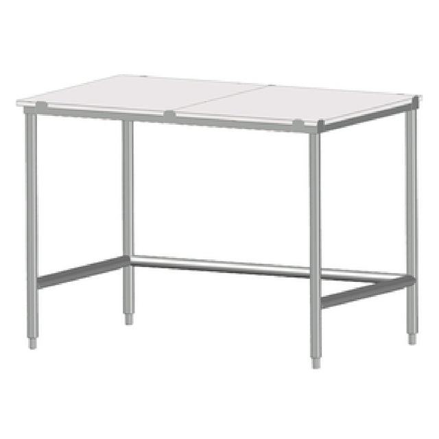 SPG 5MCT-30 - Universal Stainless Work Table, 60"W X 30"D, 5/8" Poly Top