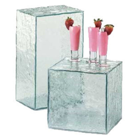 Cal Mil 432-13-43 Glacier Display Riser 13"W X 8"D X 6"H Cube