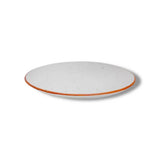 By The Earth Living DW006 Dinner Plate 10" Dia. Speckled With Rim