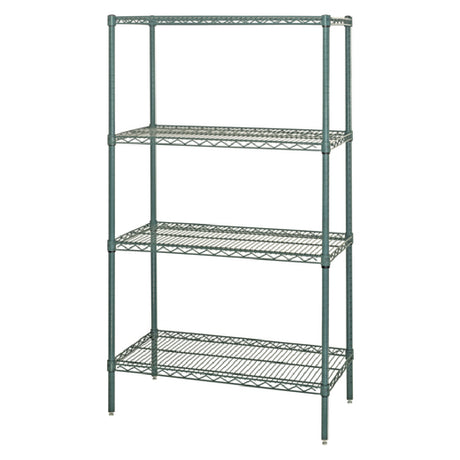 Quantum WR63-1848P Wire Shelving Starter Kit 48"W X 18"D X 63"H 600 800 Lb. Capacity