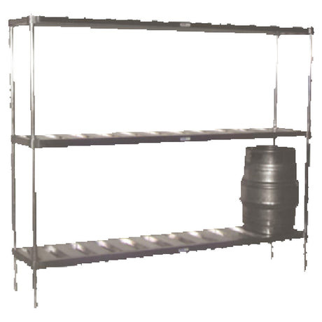 SPG 4H2271 - Kelmax Keg Rack, (8) Keg Capacity, 80"W X 17"D X 76"H