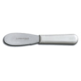 Dexter Russell 18213 Sani-Safe® (S173SC-PCP) Sandwich Spreader 3-1/2" Scalloped Edge