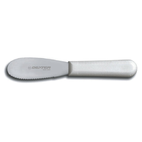 Dexter Russell 18213 Sani-Safe® (S173SC-PCP) Sandwich Spreader 3-1/2" Scalloped Edge