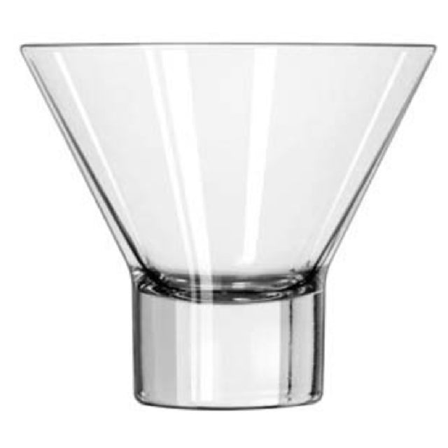 Libbey 11057822 Cocktail Glass/Dessert 7-5/8 Oz. Series V225 (H 3-1/2" T 4-1/8" B 1-7/8" D 4-1/8") (12 Each Per Case)