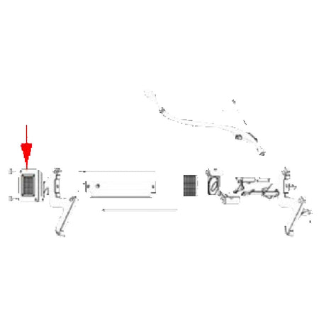 Franklin Machine Products 188-1014 Blade & Holder Assembly 9/32" Cut (18) Blades